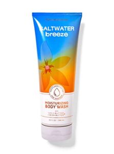 Bath and Body Works Saltwater Breeze Moisturizing Body Wash 10 oz (Saltwater Breeze)