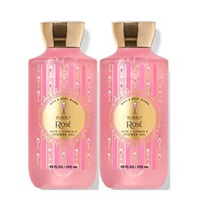 Bath and Body Works Bubbly Rose Shower Gel Gift Sets 10 Oz 2 Pack (Bubbly Rose)
