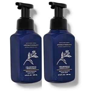 Bath and Body Works 2 Piece Pack Aromatherapy Chamomile Bergamot (8.75 fl oz / 259 ml) Gentle Foaming Hand Soap