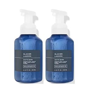 Bath and Body Works Glacier Lagoon Gentle Foaming Hand Soap, 2-Pack 8.75 Ounce (Glacier Lagoon)