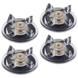4 Pack Base Gear Replacement Part Compatible with Magic Bullet 250W Blenders MB1001