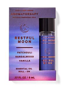 Bath & Body Works Aromatherapy Restful Moon Essential Oil Rollerball On .27 fl oz / 8 mL (Restful Moon)