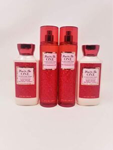 Bath and Body Works YOU’RE THE ONE – 2 Body Lotions and 2 Fragrance Mist – Full Size