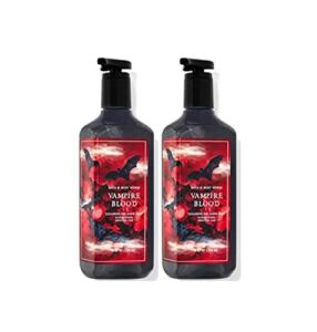 Bath & Body Works Vampire Blood Cleansing Gel Hand Soap 2 Pack 8 oz. (Vampire Blood)