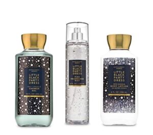 Bath and Body Works – Little Black Party Dress – Daily Trio – Shower Gel, Fine Fragrance Mist & Super Smooth Body Lotion