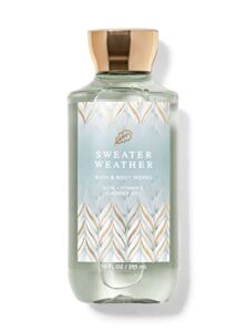 Bath and Body Works SWEATER WEATHER Shea and Vitamin E Shower Gel 8 Fluid Ounce