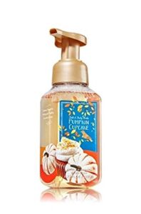 Bath and Body Works Pumpkin Cupcake Foaming Hand Soap 2016 Colorful Blue Label Design