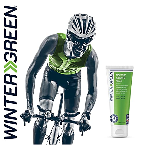 Wintergreen Friction Barrier Cream (2.5 Oz), Tea Tree Oil, Shea Butter – for Friction-Related Chafing, Blisters, and Skin Rashes During Sports, Exercise, and Cycling | The Storepaperoomates Retail Market - Fast Affordable Shopping