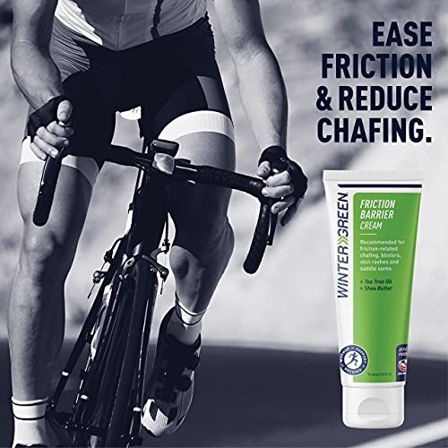 Wintergreen Friction Barrier Cream (2.5 Oz), Tea Tree Oil, Shea Butter – for Friction-Related Chafing, Blisters, and Skin Rashes During Sports, Exercise, and Cycling | The Storepaperoomates Retail Market - Fast Affordable Shopping