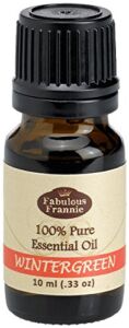 Fabulous Frannie Wintergreen 100% Pure, Undiluted Essential Oil Therapeutic Grade – 10 ml. Great for Aromatherapy!