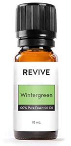 Wintergreen Essential Oil by Revive Essential Oils – 100% Pure Therapeutic Grade, For Diffuser, Humidifier, Massage, Aromatherapy, Skin & Hair Care