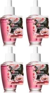 Bath and Body Works 4 Pack Rose Water and Ivy Fragrance Refill. 0.8 Oz.