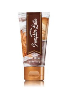 Bath & Body Works 2.5 Ounce Travel Size Body Cream With Pure Honey Marshmallow Pumpkin Latte Scent