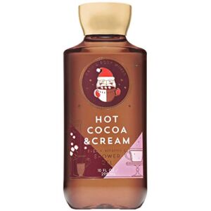 Bath and Body Works HOT Cocoa and Cream Shower Gel 10 Fluid Ounce (2018 Edition)