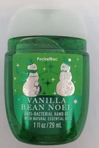 Bath & Body Works PocketBac Hand Gel Sanitizer Vanilla Bean Noel