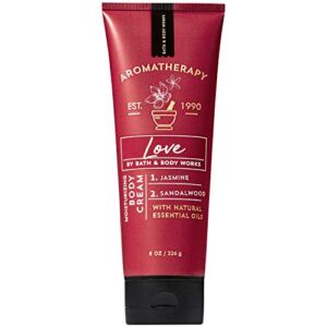 Bath and Body Works Aromatherapy LOVE – JASMINE + SANDALWOOD Body Cream 8 Ounce (2019 Limited Edition)