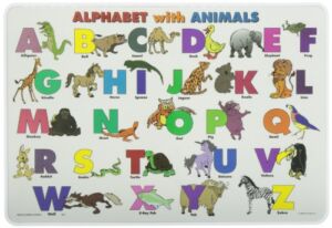 Painless Learning Alphabet with Animals Placemat