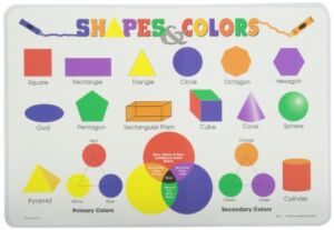 Painless Learning Shapes and Colors Placemat