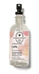 Bath & Body Works Aromatherapy Cacao Rose Stress Relief Pillow Mist, 5.3 Fl Oz, 2-Pack (Cacao Rose)