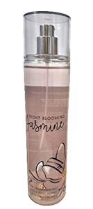 Bath and Body Works NIGHT BLOOMING JASMINE Fine Fragrance Mist 8 Fluid Ounce, 2020 Limited Edition