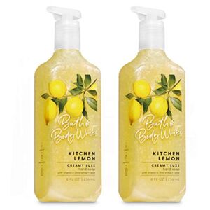 Bath & Body Works Kitchen Lemon Creamy Luxe Hand Soap 8 fl oz / 236 mL Each Pack of 2