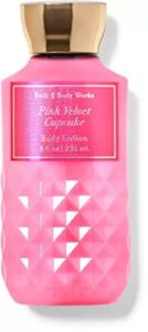 Bath and Body Works Pink Velvet Cupcake Super Smooth Body Lotion Sets Gift For Women 8 Oz (Pink Velvet Cupcake)
