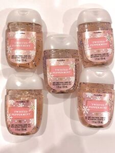 Bath and Body Works Twisted Peppermint 5-Pack PocketBac Hand Sanitizers