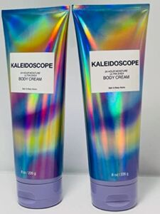 Bath and Body Works Kaleidoscope 2 Pack Ultra Shea Body Cream 8 Oz. (Kaleidoscope)