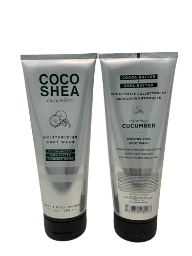 Bath and Body Works Coco Shea Coconut Moisturizing Body Wash 10 oz (Cucumber) | The Storepaperoomates Retail Market - Fast Affordable Shopping