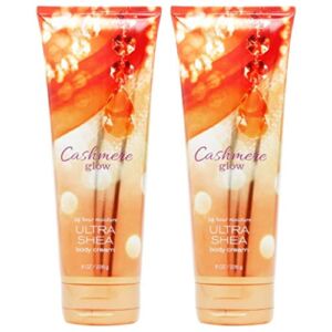 Bath and Body Works Gift Set of 2 – 8 Ounce Body Cream – (Cashmere Glow)