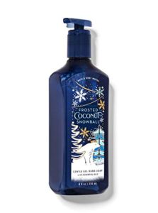 Bath and Body Works White Barn Frosted Coconut Snowball Hand Wash 8 Ounce Gentle Gel Hand Cleanser