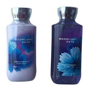 Bath & Body Works Moonlight Path Gift Set- 2 products 1 each shower gel and body lotion
