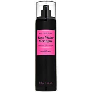 Bath and Body Works ROSE WATER MERINGUE Fine Fragrance Mist 8 Fluid Ounce, 2020 Limited Edition