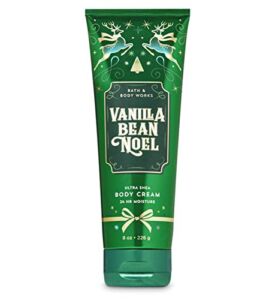 Bath & Body Works Vanilla Bean Noel 2019 Edition Ultra Shea Body Cream 24hr Moisture 8 oz / 226 g