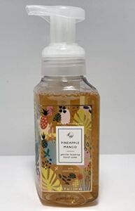 Bath and Body Works White Barn Pineapple Mango Gentle Foaming Hand Soap 8.75 Ounce Floral Label