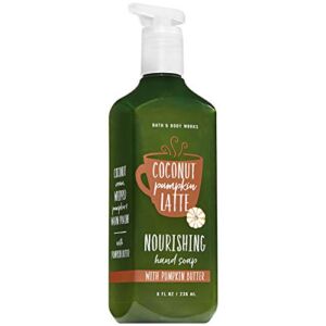 Bath and Body Works COCONUT PUMPKIN LATTE Hand Soap with Pumpkin Butter 8 Fluid Ounce (2018 Fall Edition)