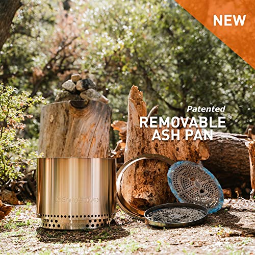 Solo Stove Bonfire Big Yard Bundle 2.0 | Incl. Bonfire Smokeless Fire Pit with Stand, Shield, Shelter, Portable for Wood Burning, Removable Ash Pan, Stainless Steel, H: 16.75in x Dia: 19.5in, 28.25lbs | The Storepaperoomates Retail Market - Fast Affordable Shopping