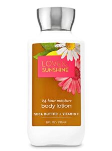 Bath & Body Works Signature Collection Love & Sunshine Super Smooth Body Lotion (8 oz.)