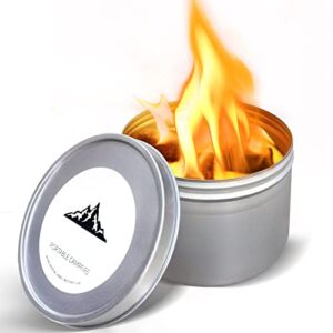 Portable Campfire, Emergency Fire, 3-5 Hours of Burn Time, No Embers-No Hassle, Portable Fire Pit for Party Camping Picnics and More(1 Pack)