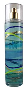Bath and Body Works Beach Breeze Signature Collection Fine Fragrance Mist 8 Ounce Full Size