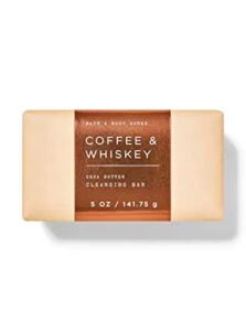 Bath and Body Works Coffee & Whiskey Shea Butter Cleansing Bar Soap 4.2 oz (Coffee & Whiskey)