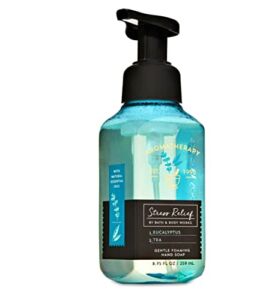 Bath and Body Works Aromatherapy STRESS RELIEF – EUCALYPTUS + TEA Gentle Foaming Hand Soap 8.75 Fluid Ounce