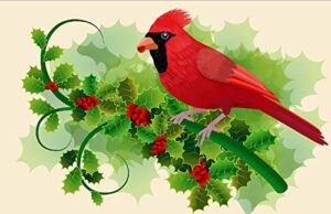 Christmas Placemats Paper Placemats for Christmas Table Decoration Ideas Table Mats Christmas Cardinal Pak of 25, Made in USA