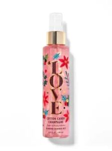 Bath & Body Works LOVE Cotton Candy Champagne Diamond Shimmer Mist – Full Size