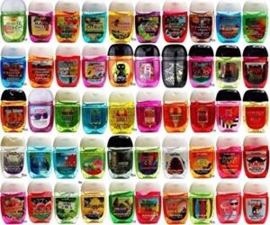Bath & Body Works Pocketbac Set of (20) Anti-Bacterial Hand Gels, (2) Holders, Scent May Vary