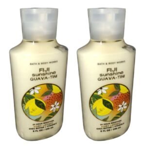 Bath and Body Works Gift Set of of 2 – 8 Fl Oz Lotion – (Fiji Sunshine Guava-Tini)