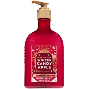Bath and Body Works WINTER CANDY APPLE Nourishing Hand Soap 8 Fluid Ounce (2018 Edition)