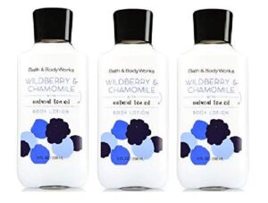 3 Bath and Body Works Wildberry and Chamomile Body Lotion x3