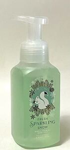 White Barn Candle Company Bath and Body Works Gentle Foaming Hand Soap w/Essential Oils- 8.75 fl oz – Winter 2020 – Many Scents! (Fresh Sparkling Snow)