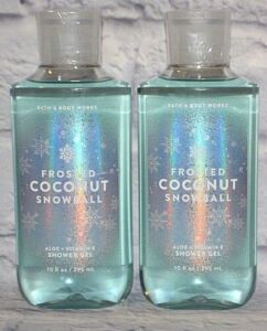 Bath & Body Works Shower Gel Gift Sets For Women 10 Oz 2 Pack (Frosted Coconut Snowball)